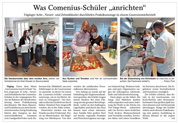 Was Comeniusschüler anrichten - pnp