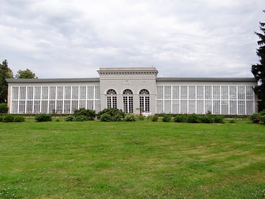 das Palmenhaus im Schlosspark