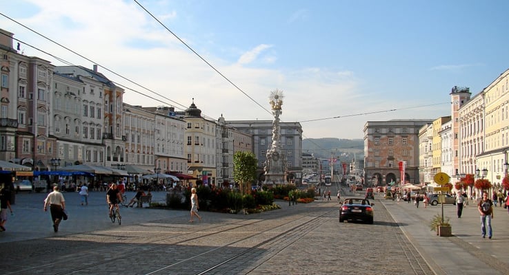 Pestsäule auf dem Hauptplatz