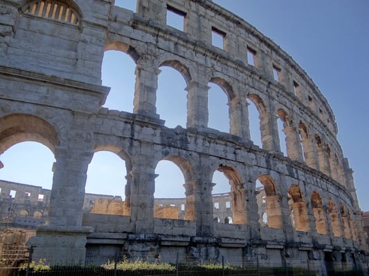 das römische Amphitheater