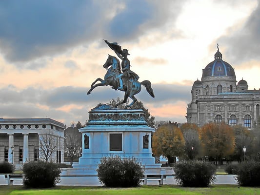 Erzherzog Karl Reiterdenkmal auf dem Heldenplatz