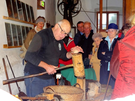 mühsam war das früher