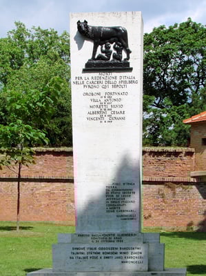 Carbonari-Denkmal auf dem Hügel Spielberg