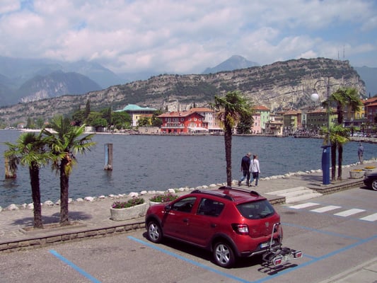 in Riva eingetroffen