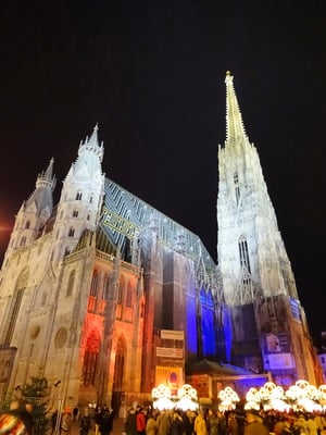 Beleuchtung während der Adventzeit