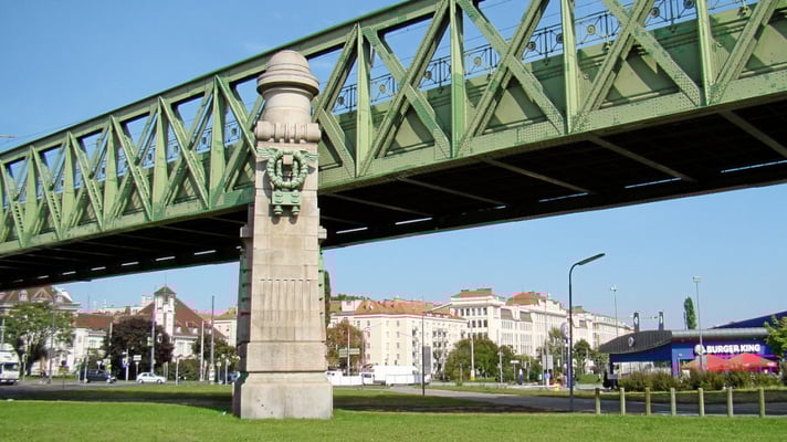 die Brücke über die Zeile