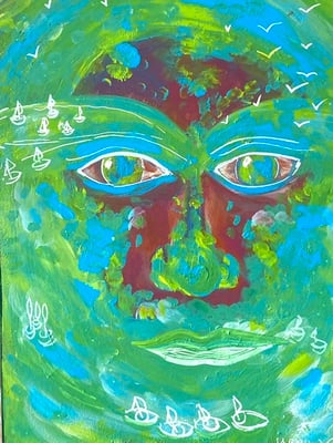 Bild 64: Elfen, Engel und Feen 6, Mischtechnik, 30x40, CHF 620.00