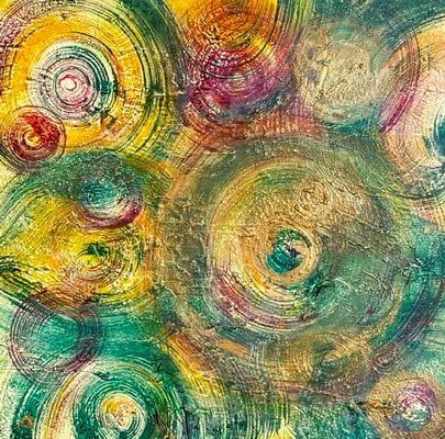 Bild 79: Universum 4, Mischtechnik, 60x60, CHF 480.00