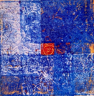 Bild 51: Lose Formen 1, Mischtechnik, 20x20, CHF 280.00