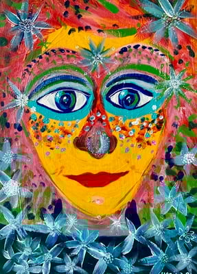 Bild: 66: Frauen und Begleiterinnen 5, Mischtechnik, 25x35, CHF 480.00