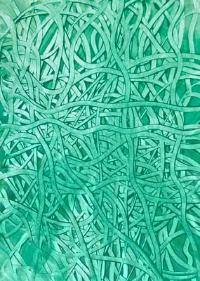 Bild 58, Lose Formen 4, Mischtechnik, 30x40, CHF 380.00