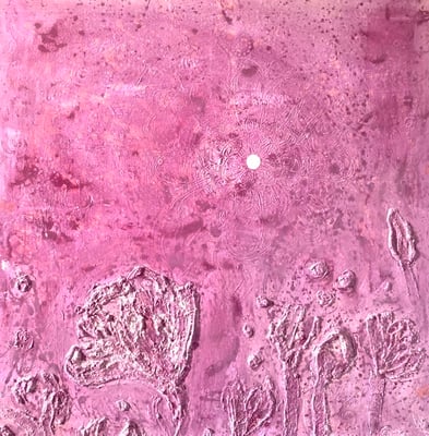 Bild 35: Die Mondin über Kornfeld Mischtechnik, 80x80, CHF 1260.00