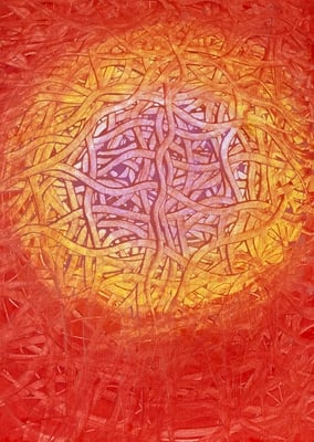 Bild 60, Lose Formen 6, Mischtechnik, 30x40, CHF 380.00