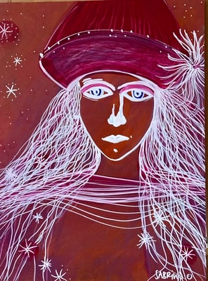 Bild 61: Frauen und Begleiterinnen 2, Mischtechnik, 30x40, 820.00