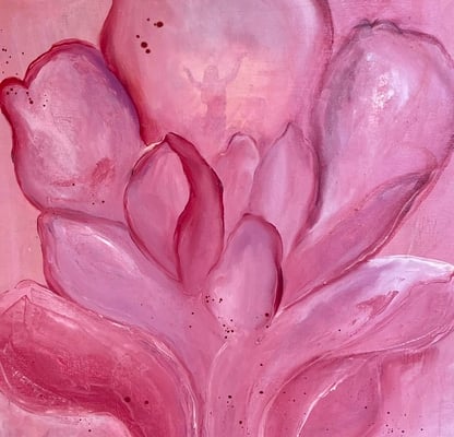 Bild: 80: Frauen und Begleiterinnen 6, Öl/Mischtechnik, 25x35, CHF 1260.00