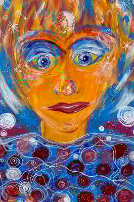 Bild 90: Elfen, Engel und Feen 11, Mischtechnik, 25x35, CHF 320.00