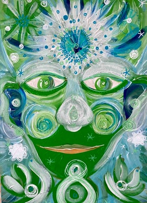 Bild 89: Elfen, Engel und Feen 10, Mischtechnik, 25x35, CHF 320.00