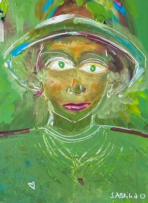 Bild 62: Frauen und Begleiterinnen 3, Mischtechnik, 30x40, 820.00