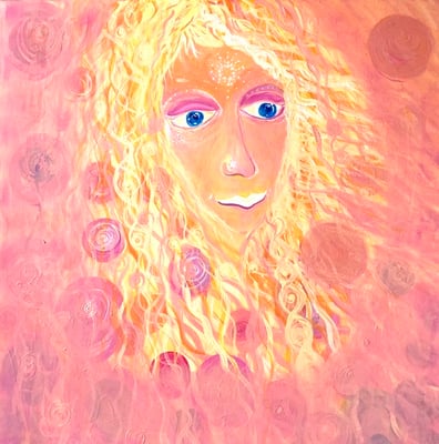 Bild 34: Elfen, Engel und Feen 3, Mischtechnik, 80x80, CHF 1260.00