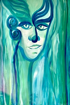 Bild 44: Elfen, Engel und Feen 4, Mischtechnik, 70x100, CHF 1080.00