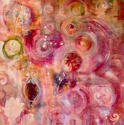 Bild 36: Universum 1, Mischtechnik, 80x80, CHF 1260.00