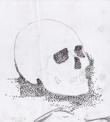 Sans titre, 2009, technique mixte sur calque, 20 x 20 cm