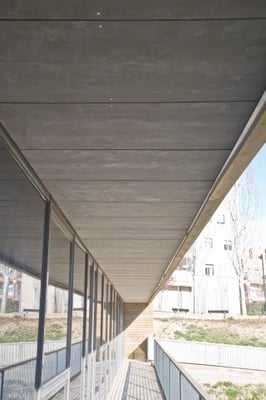 Zementgebundene Spanplatte, Dachuntersicht