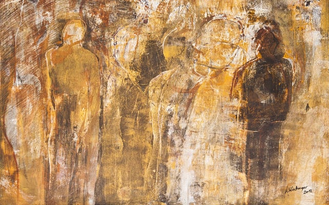 Auf dem Weg 80 x 100 cm.