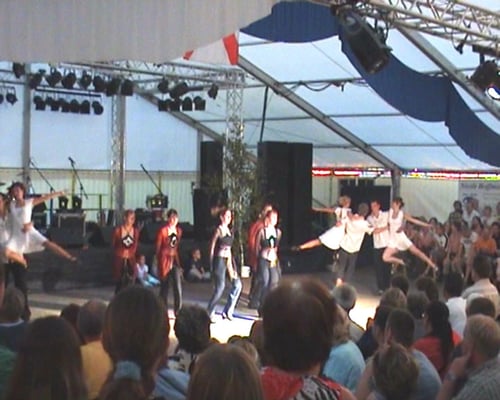 Das Highlight: Paare und irish Step mit Lord of the dance