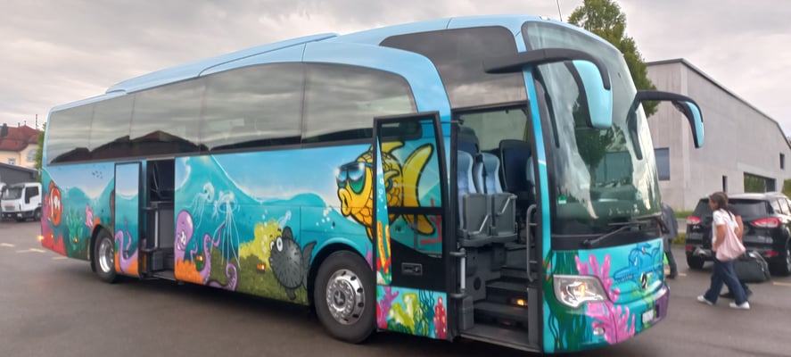 Carfahrt über den Flüelen nach Pontresina