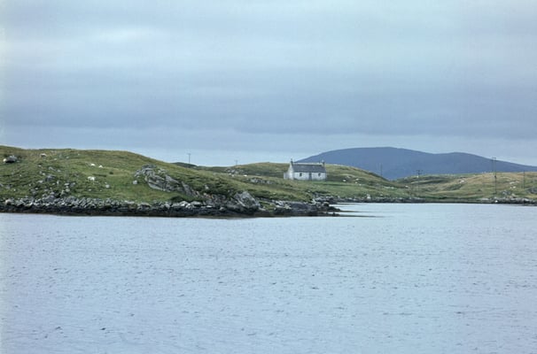 Landschaft vor dem Haus