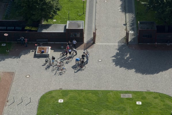 Blick auf den Ehrenhof, August 2008