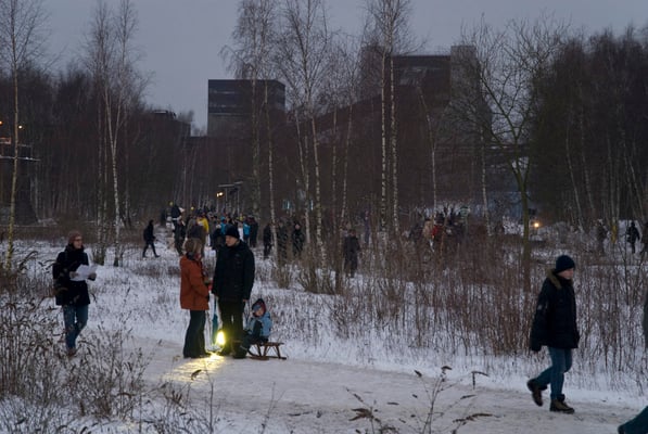 Zollverein-Park im Winter 2010