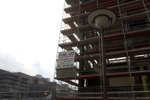 Restaurierungsarbeiten an Halle 8 (Hochdruckkompressor), Mai 2009