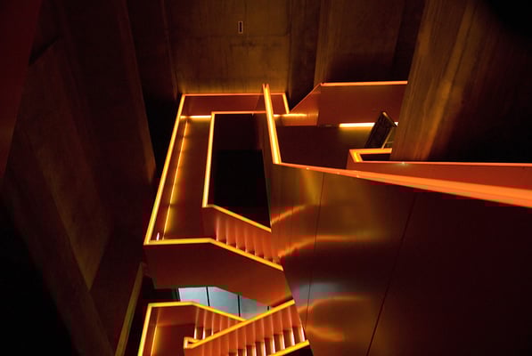 Das Treppenhaus der Kohlenwäsche, April 2007