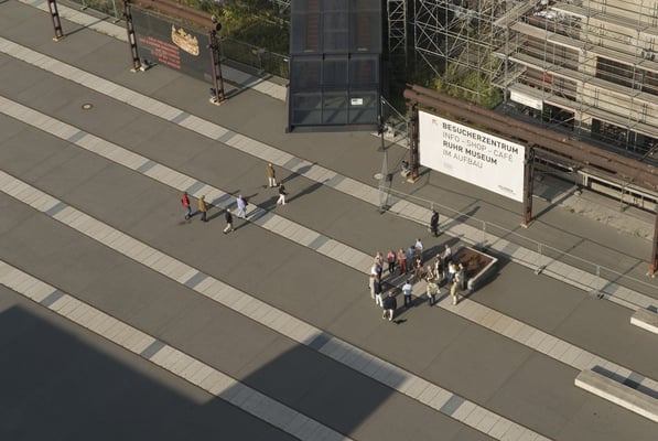 Blick auf das Forum Kohlenwäsche, August 2008