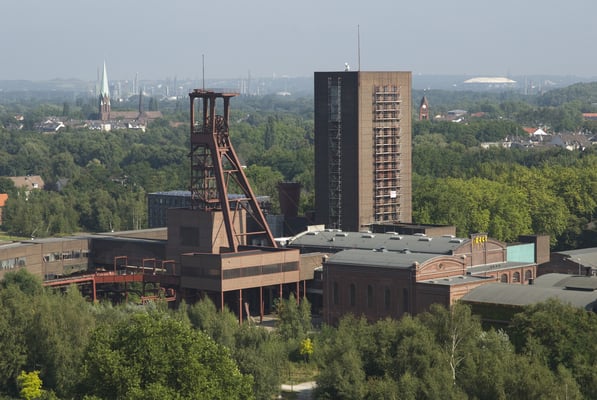 Blick auf Schacht 1/2/8 (Pact Zollverein)