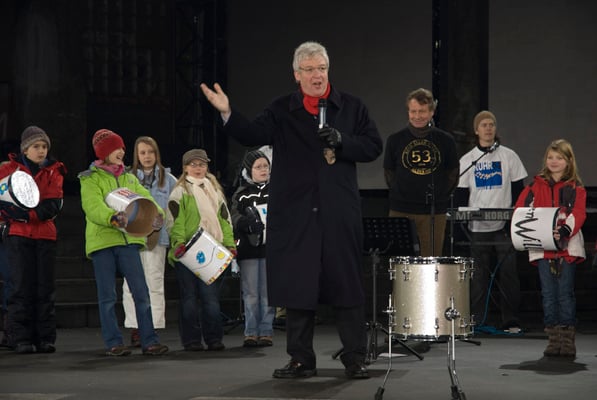 Oliver Scheytt auf der Kokereibühne, 10. Januar 2010