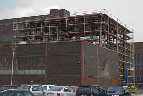 Restaurierungsarbeiten an Halle 8 (Hochdruckkompressor), Mai 2009