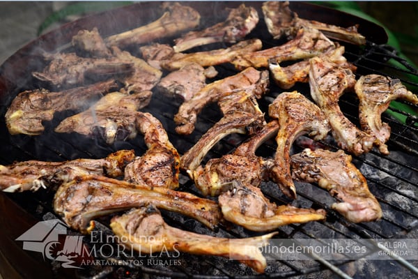 Chuletas de cordero segureño a la brasa