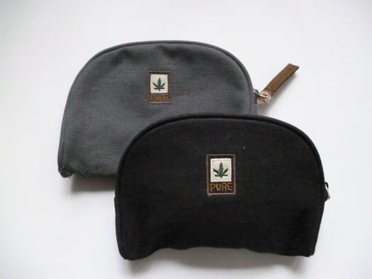 Pure Kosmetiktasche grau und schwarz