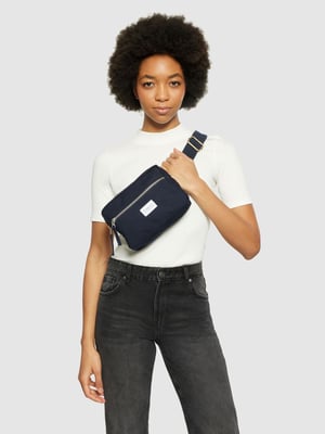 Label Knowledge Cotton Apparel  Bag Blau