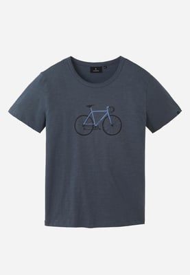 recolution T-Shirt bay bike denim blue 