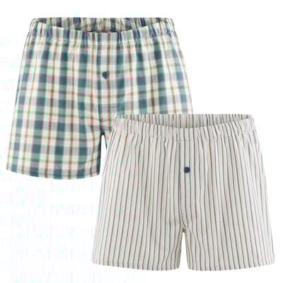 Living Crafts Boxer-Shorts 2er Pack grün 