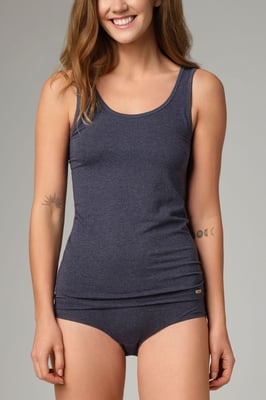 comazo earth Unterhemd Achselshirt marine-melange