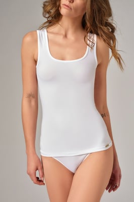 comazo earth Unterhemd Achselshirt weiß