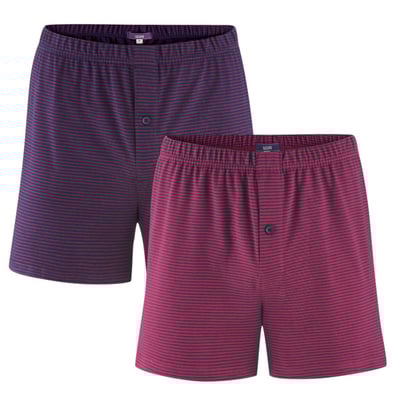 Living Crafts Boxer-Shorts 2er Pack rot
