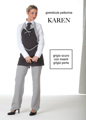 Ariell divise da lavoro grembiuli pettorine per Ristorazione Bar Catering personalizzati con il tuo logo senza minimi quantitativi