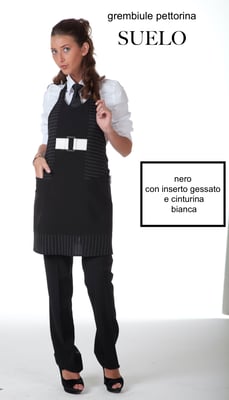 Ariell divise da lavoro grembiuli pettorine per Ristorazione Bar Catering personalizzati con il tuo logo senza minimi quantitativi