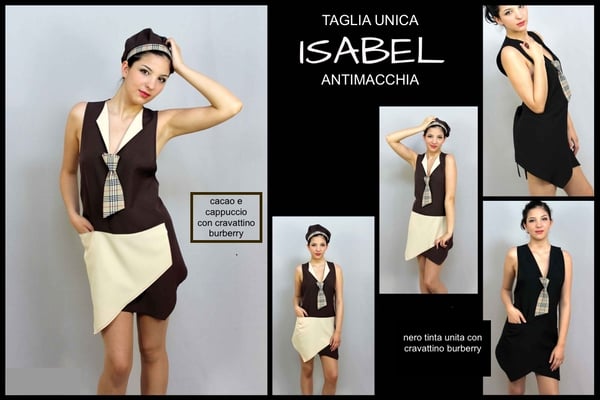 Ariell divise da lavoro grembiuli pettorine per Ristorazione Bar Catering personalizzati con il tuo logo senza minimi quantitativi